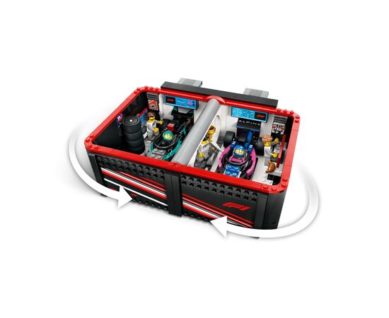 Конструктор LEGO City Гараж F1 та автомобілі Mercedes-AMG і Alpine (60444), зображення 5