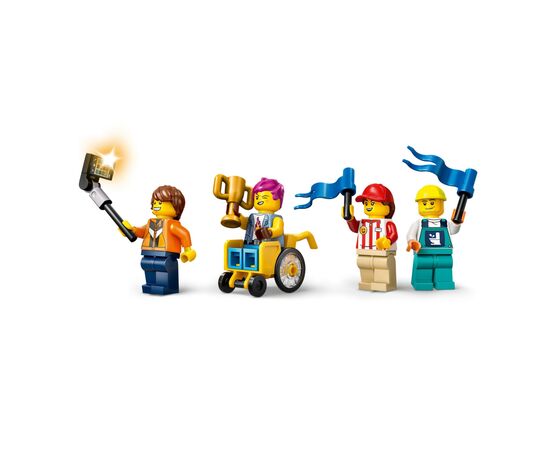 Конструктор LEGO City Никаких ограничений: Автодром для гоночных автомобилей (60460), изображение 6 Конструктор LEGO City Никаких ограничений: Автодром для гоночных автомобилей (60460), изображение 6