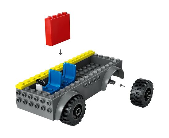 Конструктор LEGO City Пожарная машина с лестницей (60463), изображение 5 Конструктор LEGO City Пожарная машина с лестницей (60463), изображение 5