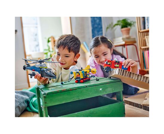 Конструктор LEGO City Ремікс вертольотів, пожежних машин і підводних човнів (60462), зображення 9