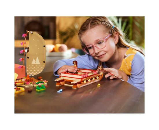 Конструктор LEGO Disney Princess Пригодницьке каное Ваяни (43270), зображення 8 Конструктор LEGO Disney Princess Пригодницьке каное Ваяни (43270), зображення 8