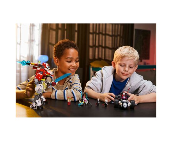 Конструктор LEGO DREAMZzz Робот-тигр Купера та Хот-род авто Зеро (71497), зображення 8 Конструктор LEGO DREAMZzz Робот-тигр Купера та Хот-род авто Зеро (71497), зображення 8