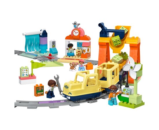 Конструктор LEGO DUPLO Town Большой интерактивный общественный поезд (10428-), изображение 2 Конструктор LEGO DUPLO Town Большой интерактивный общественный поезд (10428-), изображение 2