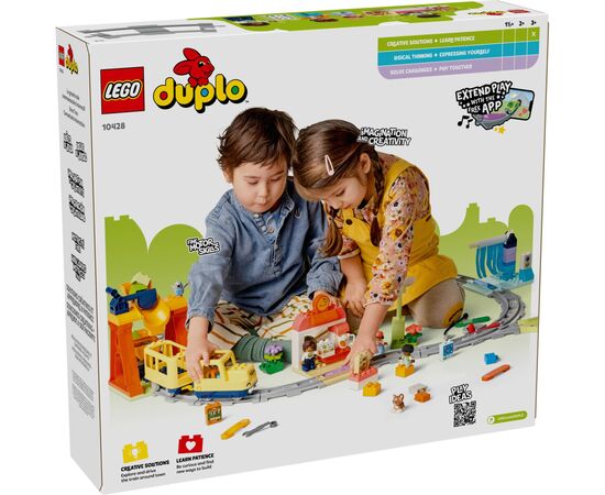 Конструктор LEGO DUPLO Town Большой интерактивный общественный поезд (10428-), изображение 9 Конструктор LEGO DUPLO Town Большой интерактивный общественный поезд (10428-), изображение 9