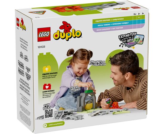 Конструктор LEGO DUPLO Town Дополнительный набор. Железнодорожный тоннель и пути (10425), изображение 7 Конструктор LEGO DUPLO Town Дополнительный набор. Железнодорожный тоннель и пути (10425), изображение 7