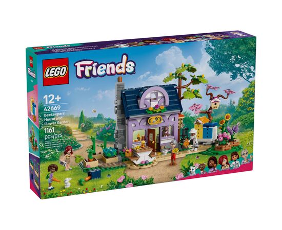 Конструктор LEGO Friends Домик и цветник пчеловодов (42669)