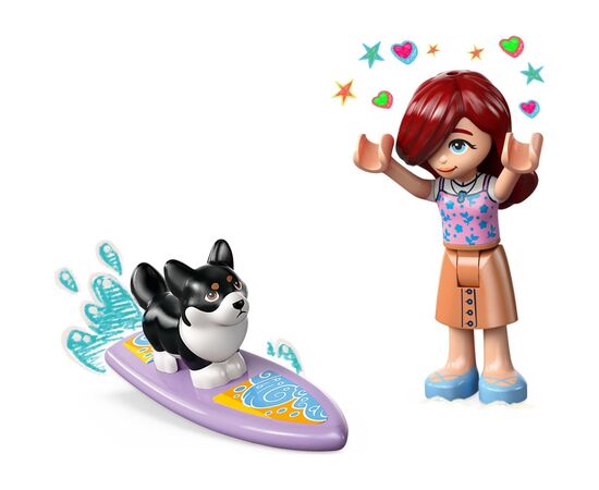 Конструктор LEGO Friends Собачьи приключения на серфе и скутере (42641), изображение 6 Конструктор LEGO Friends Собачьи приключения на серфе и скутере (42641), изображение 6