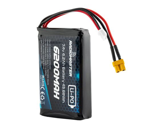 Аккумулятор для дрона RadioMaster 6200mah 2S Lipo Transmitter Battery (HP0157.BATT-6200-2S), изображение 3 Аккумулятор для дрона RadioMaster 6200mah 2S Lipo Transmitter Battery (HP0157.BATT-6200-2S), изображение 3