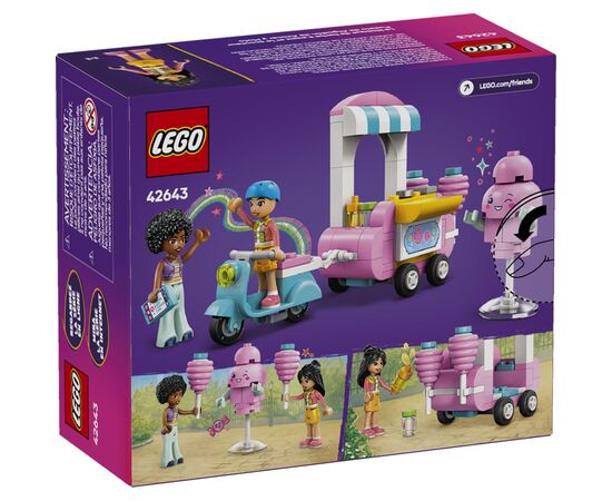 Конструктор LEGO Friends Ятка із солодкою ватою та скутер (42643), зображення 7 Конструктор LEGO Friends Ятка із солодкою ватою та скутер (42643), зображення 7