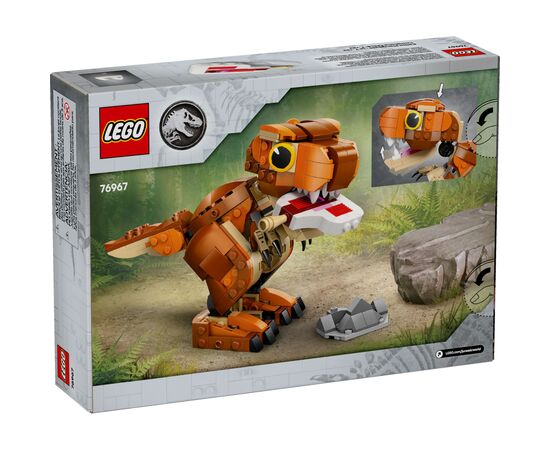 Конструктор LEGO Jurassic World Little Eatie: тиранозавр (76967), зображення 6 Конструктор LEGO Jurassic World Little Eatie: тиранозавр (76967), зображення 6