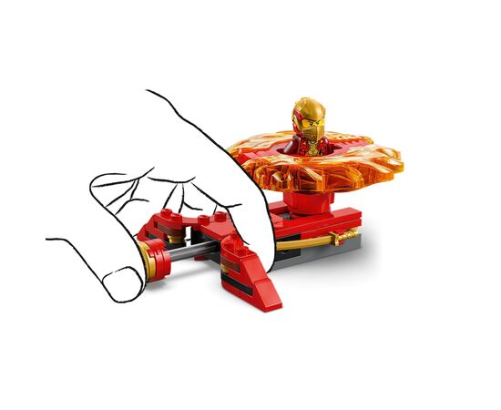 Конструктор LEGO Ninjago Дракон Кая Спин-джитсу Дракон (71823), изображение 4