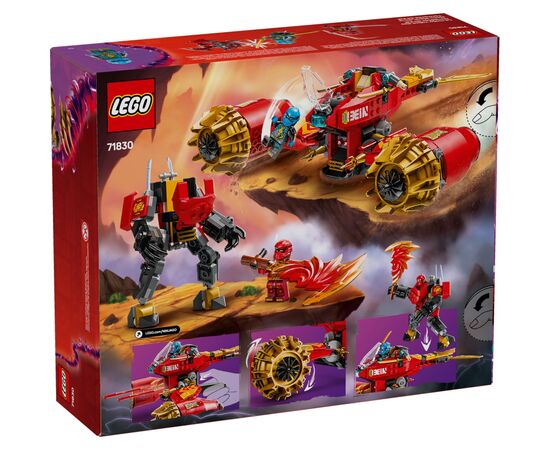 Конструктор LEGO Ninjago Штормовой робот-всадник Кая (71830), изображение 9 Конструктор LEGO Ninjago Штормовой робот-всадник Кая (71830), изображение 9