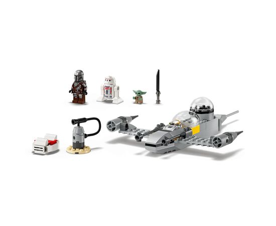Конструктор LEGO Star Wars Звездный истребитель N-1 Мандо и Грогу (75410), изображение 3 Конструктор LEGO Star Wars Звездный истребитель N-1 Мандо и Грогу (75410), изображение 3