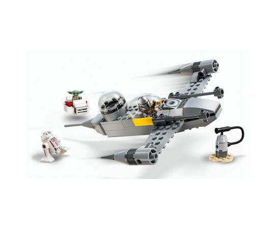 Конструктор LEGO Star Wars Звездный истребитель N-1 Мандо и Грогу (75410), изображение 7 Конструктор LEGO Star Wars Звездный истребитель N-1 Мандо и Грогу (75410), изображение 7