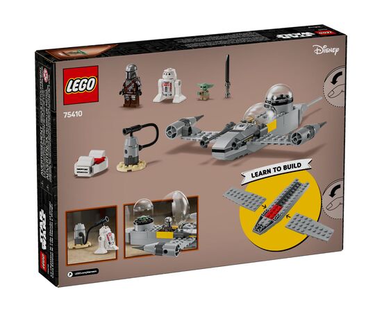 Конструктор LEGO Star Wars Звездный истребитель N-1 Мандо и Грогу (75410), изображение 9 Конструктор LEGO Star Wars Звездный истребитель N-1 Мандо и Грогу (75410), изображение 9