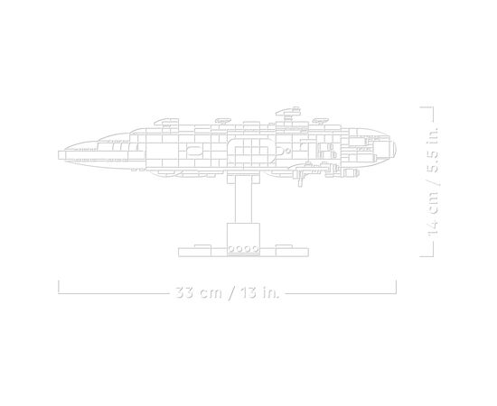 Конструктор LEGO Star Wars Звездный крейсер Дом один (75405), изображение 5 Конструктор LEGO Star Wars Звездный крейсер Дом один (75405), изображение 5