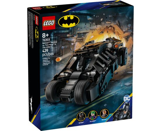 Конструктор LEGO Super Heroes Бэтмен Тумблер против Двуликого и Джокера (76303-)