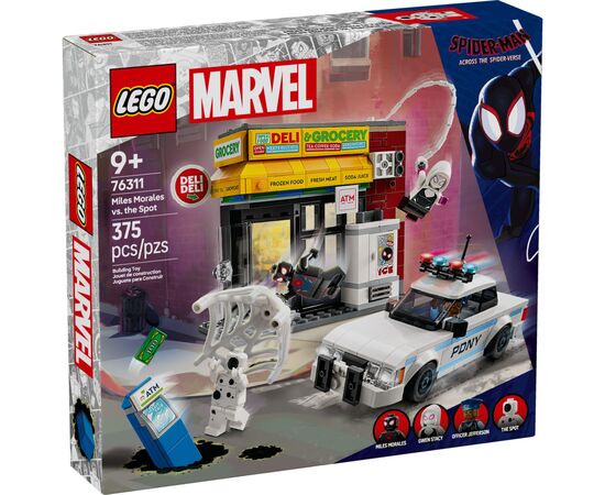 Конструктор LEGO Super Heroes Вселенная-паук: Майлз Моралес против Плями (76311)