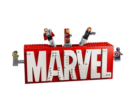 Конструктор LEGO Super Heroes Логотип і мініфігурки MARVEL (76313), зображення 2 Конструктор LEGO Super Heroes Логотип і мініфігурки MARVEL (76313), зображення 2