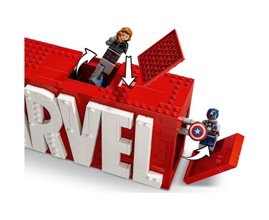 Конструктор LEGO Super Heroes Логотип і мініфігурки MARVEL (76313), зображення 4 Конструктор LEGO Super Heroes Логотип і мініфігурки MARVEL (76313), зображення 4
