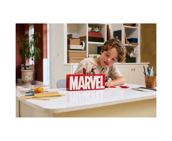 Конструктор LEGO Super Heroes Логотип і мініфігурки MARVEL (76313), зображення 7 Конструктор LEGO Super Heroes Логотип і мініфігурки MARVEL (76313), зображення 7