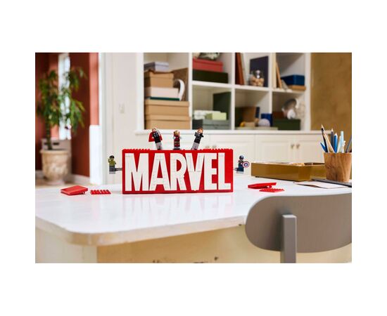 Конструктор LEGO Super Heroes Логотип і мініфігурки MARVEL (76313), зображення 9 Конструктор LEGO Super Heroes Логотип і мініфігурки MARVEL (76313), зображення 9