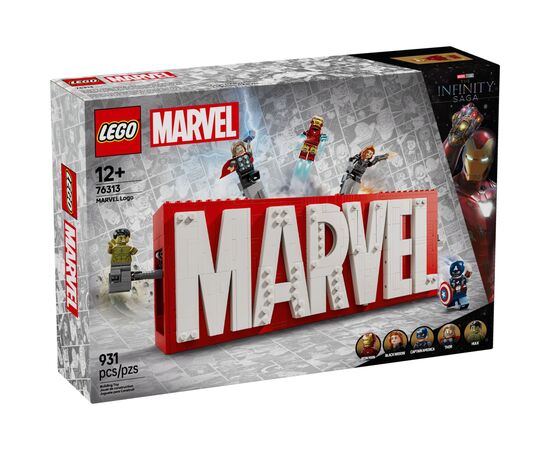 Конструктор LEGO Super Heroes Логотип и минифигурки MARVEL (76313)