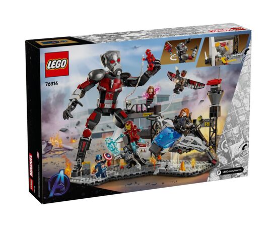 Конструктор LEGO Super Heroes Перший месник: Протистояння Пригодницька битва (76314), зображення 7 Конструктор LEGO Super Heroes Перший месник: Протистояння Пригодницька битва (76314), зображення 7