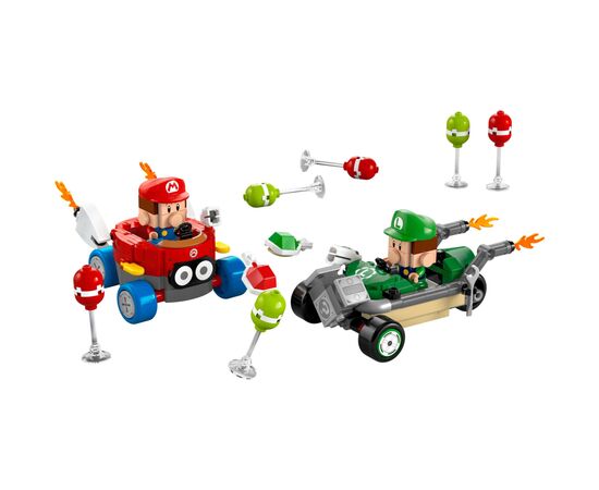 Конструктор LEGO Super Mario Mario Kart – Baby Mario vs. Baby Luigi (72034), зображення 2