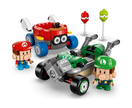Конструктор LEGO Super Mario Mario Kart – Baby Mario vs. Baby Luigi (72034), зображення 3