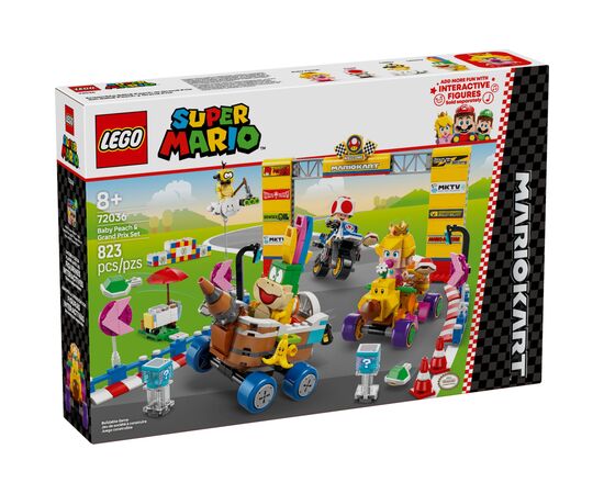 Конструктор LEGO Super Mario Mario Kart – Baby Peach & Grand Prix. Набор (72036)