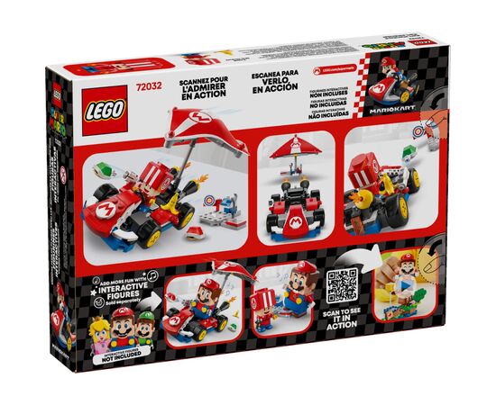 Конструктор LEGO Super Mario Mario Kart – Standard Kart (72032), изображение 8 Конструктор LEGO Super Mario Mario Kart – Standard Kart (72032), изображение 8