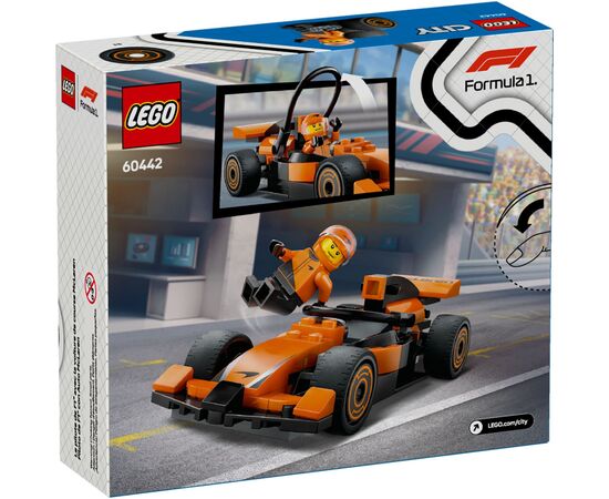 Конструктор LEGO City Пилот F1 с гоночным автомобилем команды McLaren (60442), изображение 6 Конструктор LEGO City Пилот F1 с гоночным автомобилем команды McLaren (60442), изображение 6