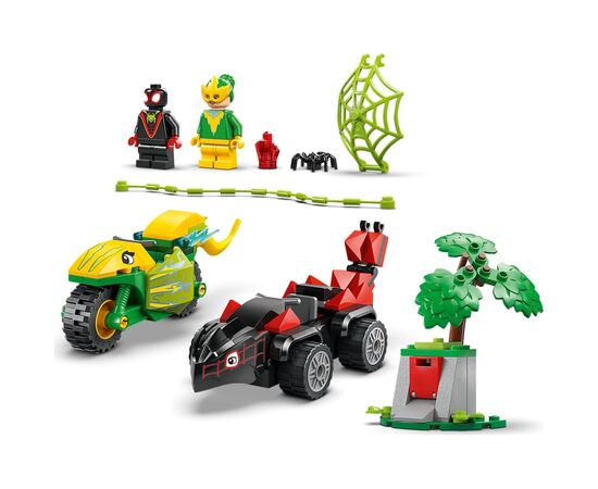 Конструктор LEGO Spidey Гонки на электромобилях с динозаврами (11198), изображение 3 Конструктор LEGO Spidey Гонки на электромобилях с динозаврами (11198), изображение 3