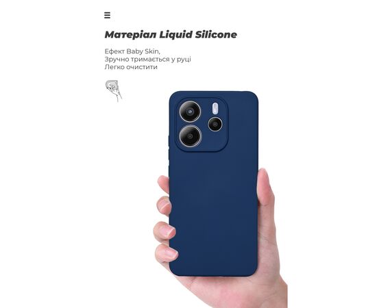 Чехол для мобильного телефона Armorstandart ICON Xiaomi Redmi Note 14 4G Camera cover Dark Blue (ARM79816), изображение 7