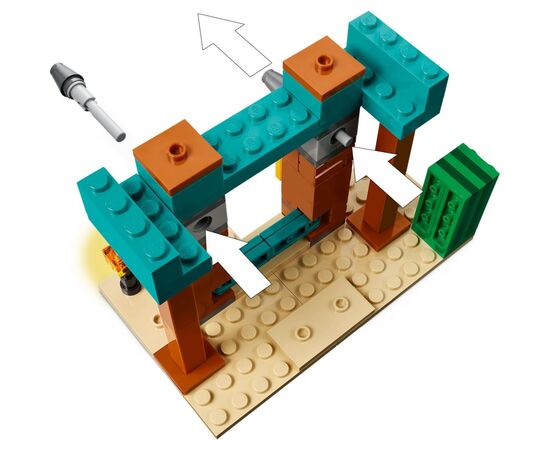 Конструктор LEGO Minecraft Пустынный патруль разбойника (21267), изображение 5 Конструктор LEGO Minecraft Пустынный патруль разбойника (21267), изображение 5