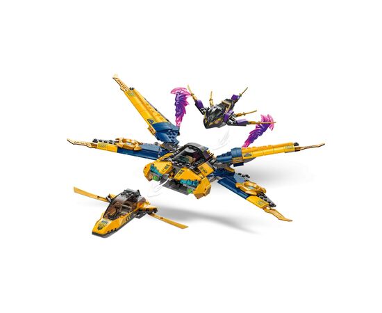 Конструктор LEGO Ninjago Суперштормовой реактивный самолет Рас и Арин (71833), изображение 4 Конструктор LEGO Ninjago Суперштормовой реактивный самолет Рас и Арин (71833), изображение 4