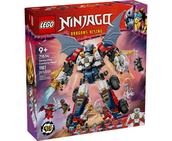 Конструктор LEGO Ninjago Ультраобъединительный робот Зейна (71834)