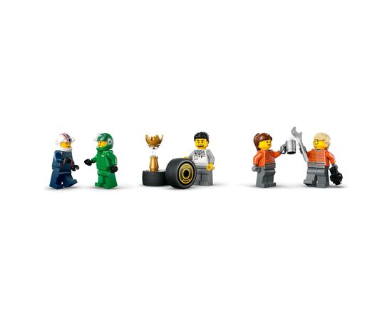 Конструктор LEGO City Грузовик F1 с автомобилями RB20 и AMR24 (60445), изображение 7 Конструктор LEGO City Грузовик F1 с автомобилями RB20 и AMR24 (60445), изображение 7