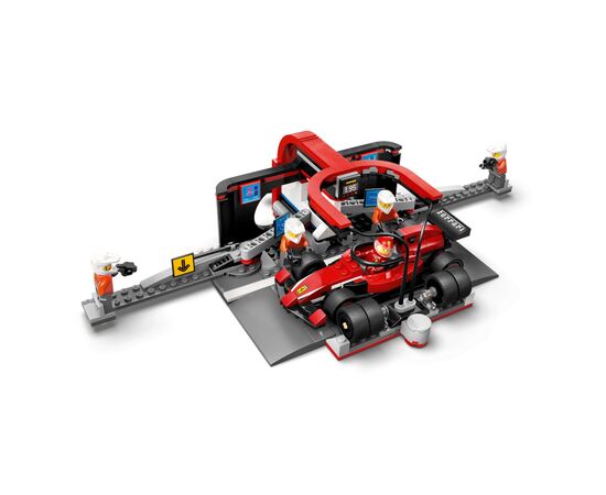 Конструктор LEGO City Піт-стоп і піт-екіпаж F1 з болідом Ferrari (60443), зображення 4 Конструктор LEGO City Піт-стоп і піт-екіпаж F1 з болідом Ferrari (60443), зображення 4