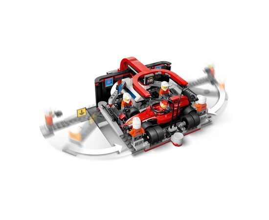 Конструктор LEGO City Піт-стоп і піт-екіпаж F1 з болідом Ferrari (60443), зображення 5 Конструктор LEGO City Піт-стоп і піт-екіпаж F1 з болідом Ferrari (60443), зображення 5