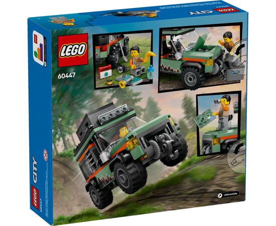 Конструктор LEGO City Внедорожный горный грузовик 4x4 (60447), изображение 8 Конструктор LEGO City Внедорожный горный грузовик 4x4 (60447), изображение 8