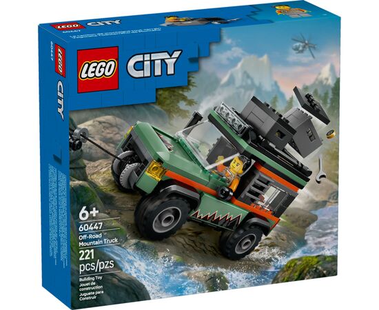 Конструктор LEGO City Позашляхова гірська вантажівка 4x4 (60447)