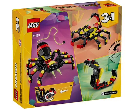 Конструктор LEGO Creator Дикие животные: Удивительный паук (31159), изображение 11 Конструктор LEGO Creator Дикие животные: Удивительный паук (31159), изображение 11