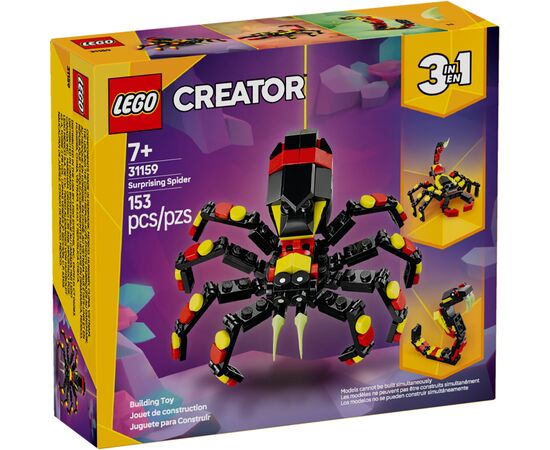 Конструктор LEGO Creator Дикі тварини: Дивовижний павук (31159)