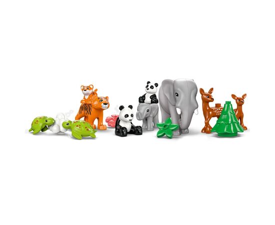 Конструктор LEGO DUPLO Town Сімейства диких тварин 3-в-1 (10446), зображення 4 Конструктор LEGO DUPLO Town Сімейства диких тварин 3-в-1 (10446), зображення 4