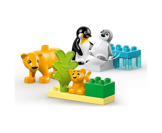 Конструктор LEGO DUPLO Town Семейства диких животных: Пингвины и Львы (10442), изображение 3 Конструктор LEGO DUPLO Town Семейства диких животных: Пингвины и Львы (10442), изображение 3