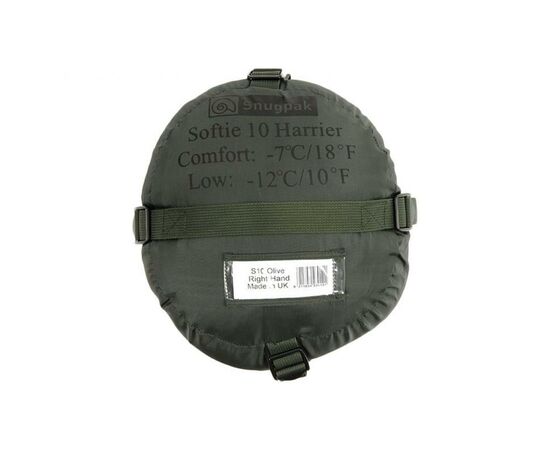 Спальный мешок Snugpak Softie 10 Harrier Left -7C/-12C 220х80 1,75 кг Olive (8211654230138), изображение 3 Спальный мешок Snugpak Softie 10 Harrier Left -7C/-12C 220х80 1,75 кг Olive (8211654230138), изображение 3