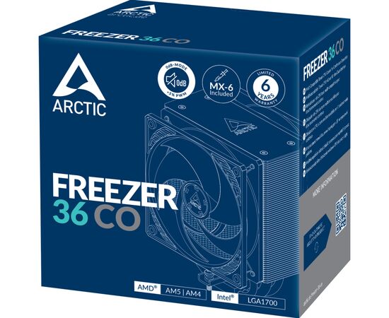 Кулер до процесора Arctic ACFRE00122A, зображення 6 Кулер до процесора Arctic ACFRE00122A, зображення 6