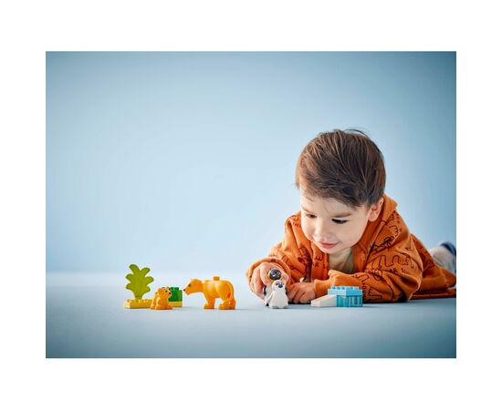 Конструктор LEGO DUPLO Town Семейства диких животных: Пингвины и Львы (10442), изображение 7 Конструктор LEGO DUPLO Town Семейства диких животных: Пингвины и Львы (10442), изображение 7